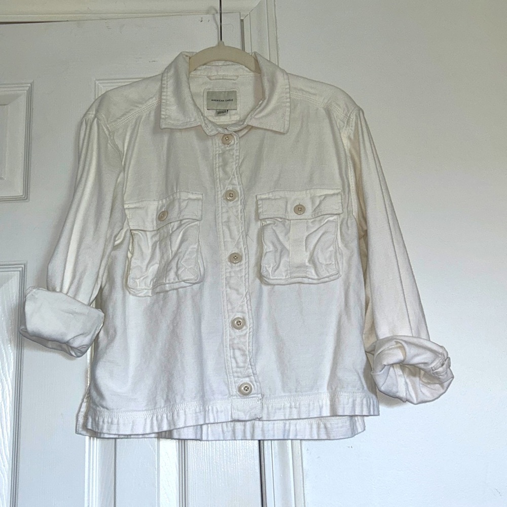 American eagle 🦅 lightweight crop top jacket (NWOT)
